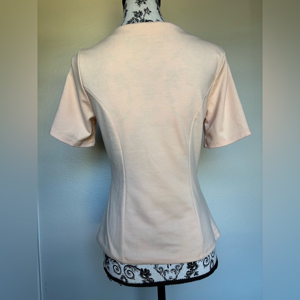 Forever 21 Light Pink Studded Short Sleeve Top - Picture 6 of 10